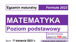 Matematyka - sierpniowa poprawka matury — Korepetycje Matematyka Wrocław