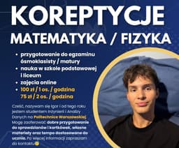 Matematyka - podst./liceum — Korepetycje Matematyka Warszawa