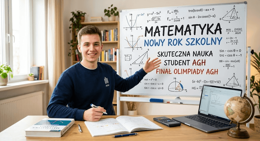 Korepetycje z matematyki | Nowy rok szkolny | Finalista Olimpiady AGH — Korepetycje z matematyki w Krakowie