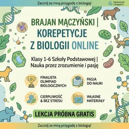 Biologia klasy 1-7 — Korepetycje Biologia online