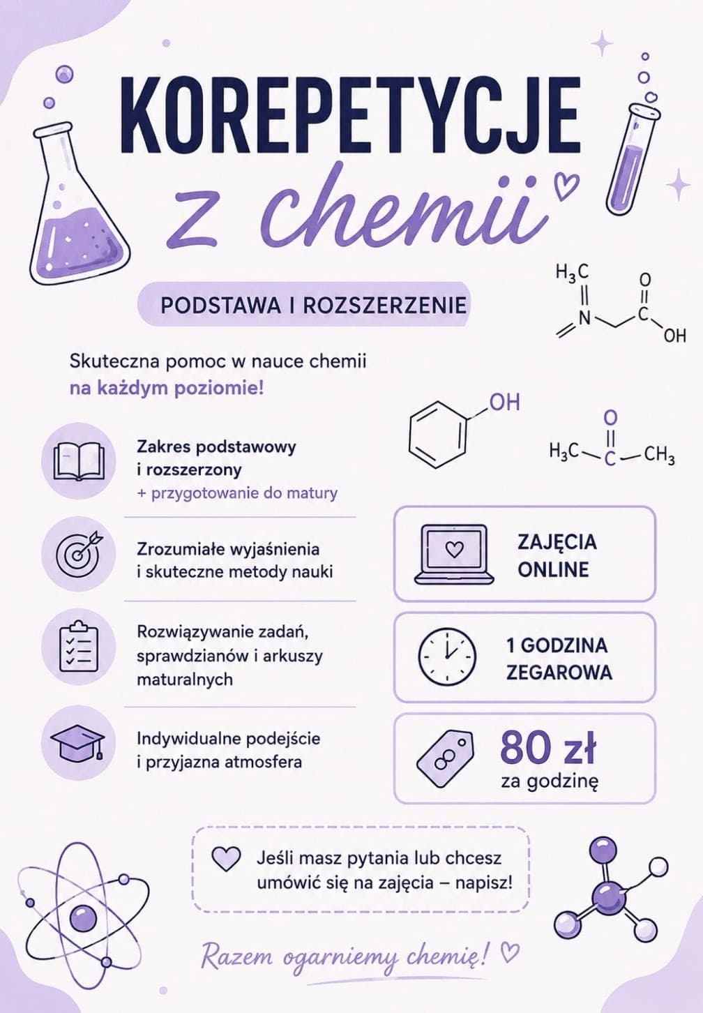 Korepetycje z chemii online — Korepetycje z chemii online