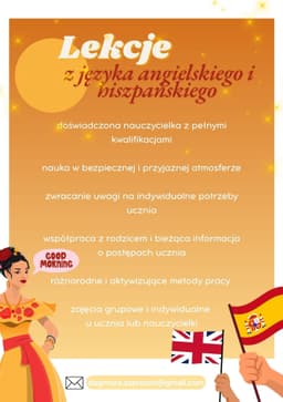 Lekcje z języka hiszpańskiego! — Korepetycje Język hiszpański Warszawa