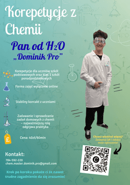 🧪 Chemia ONLINE 🎓 Klasy 7–8 SP + 1 LO | Podstawa & Rozszerzenie 📚 — Korepetycje Chemia online