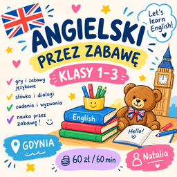 Angielski dla klas 1–3 – nauka przez zabawę | Gdynia — Korepetycje Język angielski Gdynia