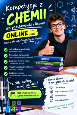 Chemia - dla podstawówki i liceum — Korepetycje Chemia Lublin
